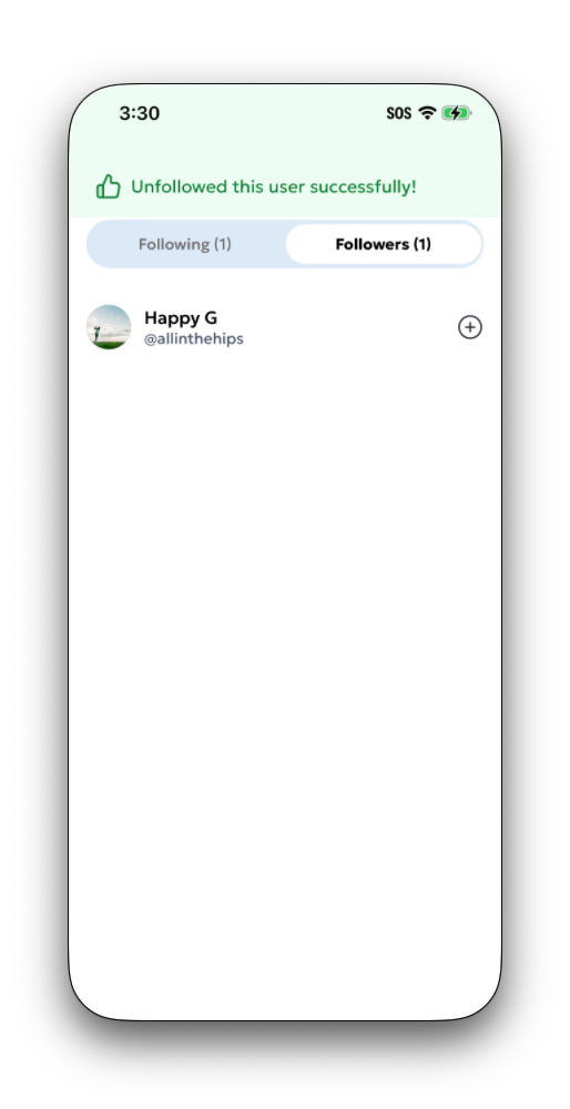 The three-dots menu or tap menu on a follower showing the Remove Follower action